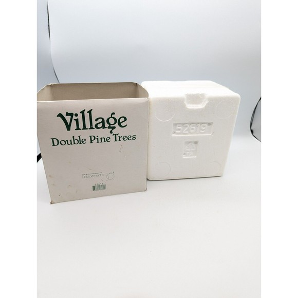 Department Dept 56 Village Accessories Double Pine Trees #52619 - Picture 6 of 8
